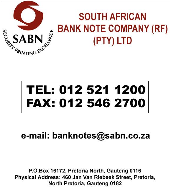 South African Bank Note Company (RF) (Pty) Ltd