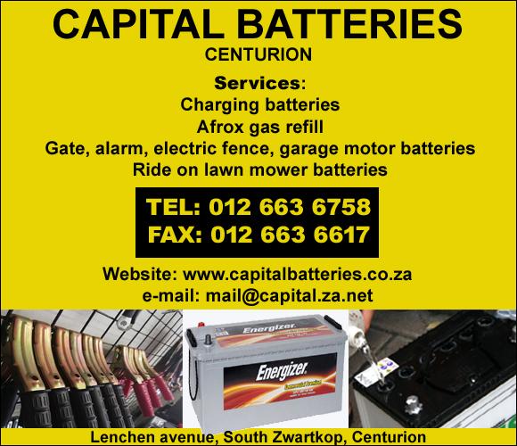 Capital Batteries - Centurion