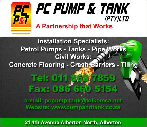 Pc Pump And Tank (Pty) Ltd